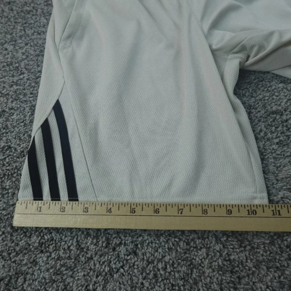 New Adidas Shorts Mens S White Mesh Running Basketball Performance Gym‎ Workout